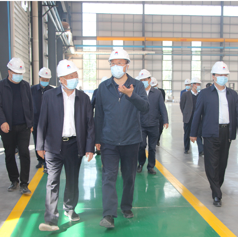 河南省人大常委會(huì)副主任、黨組副書記馬懿到公司參觀指導(dǎo)